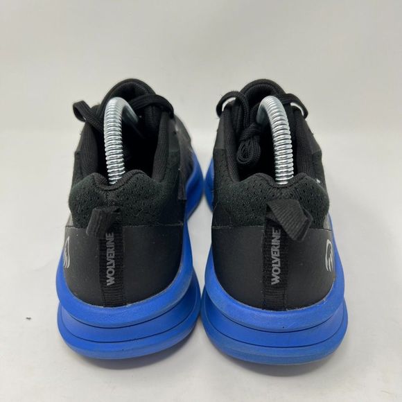 Wolverine Work Shoe Steel Toe Size 9W Women’s Non-Slip Black Blue Sneakers - Picture 7 of 10